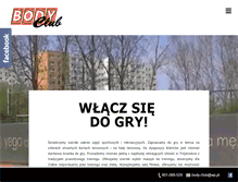Tablet Screenshot of bodyclub.com.pl